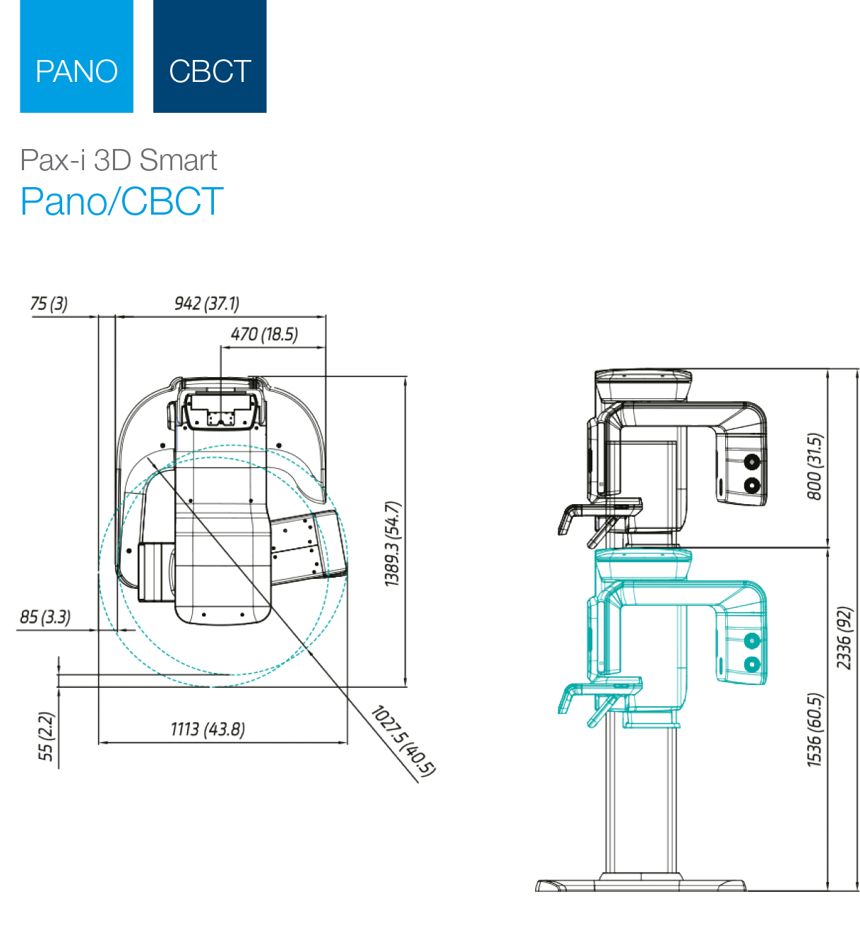 Pax-i 3D SmartGT – predisposizione